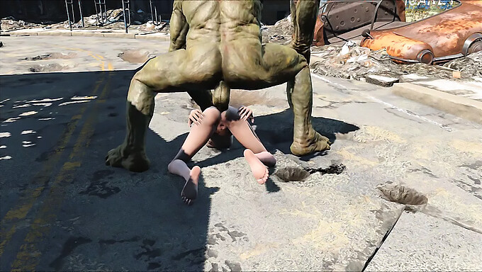 Fallout 4: Hentai Elie Supermutants Attack