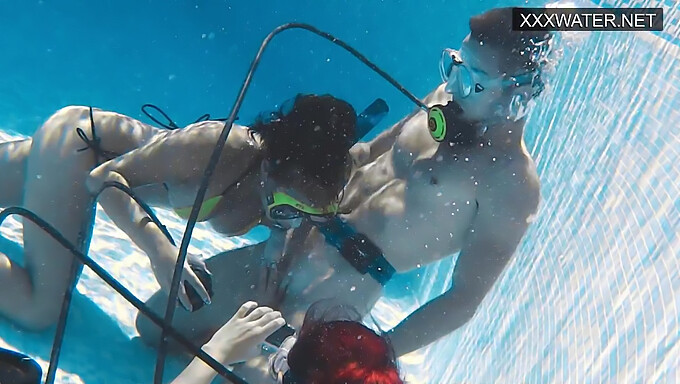 A Namorada De Polina Tem Sua Buceta E Cu Fodidos Em Uma Piscina Pública