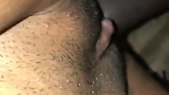 Black Couple'S Intense Sex In A Close-Up