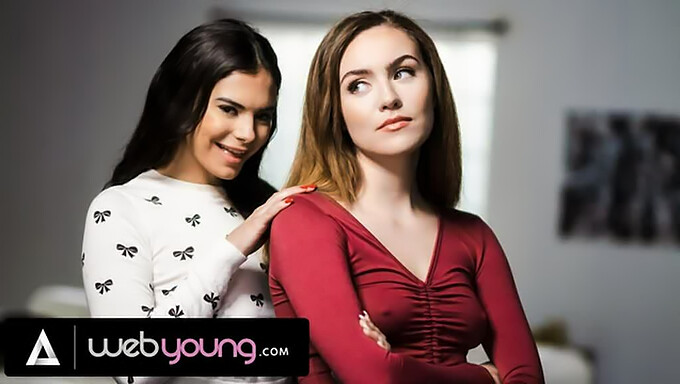 สาววัยรุ่น Freya Parker และ Violet Starr แสดงทักษะเกมกระดานของพวกเขา