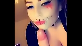 Amelia Skye Face Un Tratament Facial Și Este Futută Tare Într-Un Videoclip De Halloween